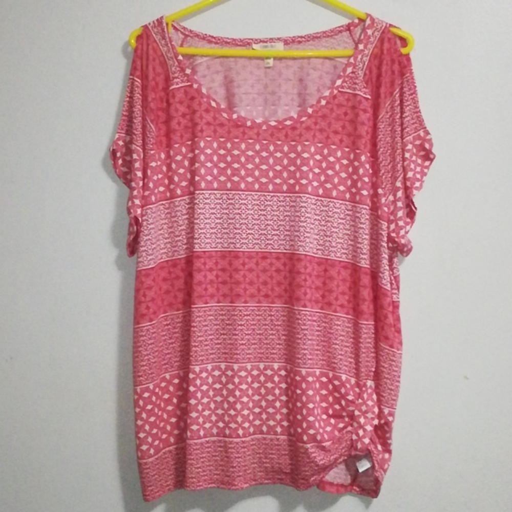 Como Blu women  cold shoulder tops size 3X Multicolor
